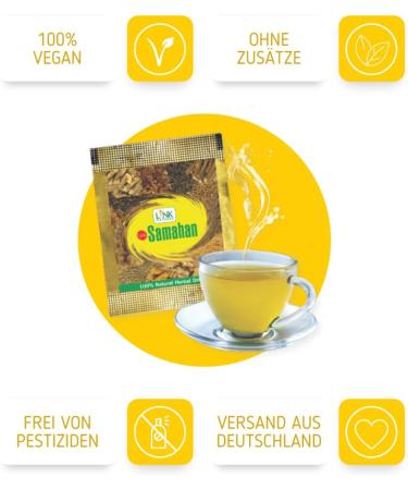 Buy Link Natural Samahan Tea 100% Authentic Ayurvedic Herbal Tea Direct Shipping from Germany 25 Bags (100g) - Buy Online on GoSupps.com