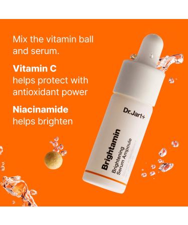 Dr.Jart+ Brightamin Brightening Korean Vitamin C and Niacinamide Serum For Visible Fine Lines | Dark Spot Correcting Glow Serum | Korean Skin Care 0.27 Fl Oz - Buy Online on GoSupps.com