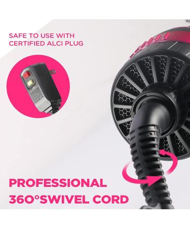 MiroPure Hot Air Brush One Step Hair Dryer & Volumizer - Rose Red - Buy Online on GoSupps.com