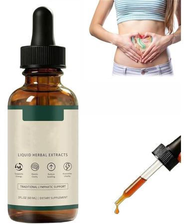 Lymphoria Lymphatic Drain-Age Drops Lymphoria Wellness Drops Natural Herbal Blends Soulage efficacement les probl mes de gonflement du visage de l'abdomen des jambes unisexe (1)