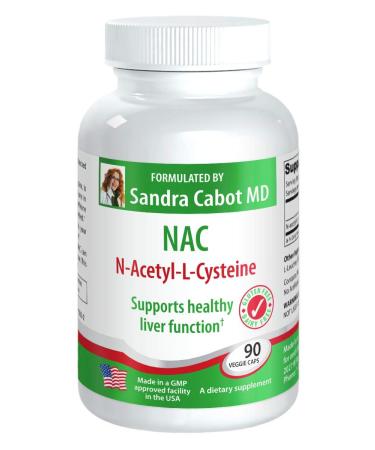 LiverDoctor NAC 600 mg Capsules - N Acetyl Cysteine 600 mg (90 Capsules)