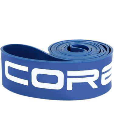 COREZONE Resistance Band | Home Gym Exercise Workout Bands for Butt Leg Glute Yoga Pilates CrossFit Fitness Physical Therapy Stretch | Multicoloured Resistance Bands for Men & Women Blue