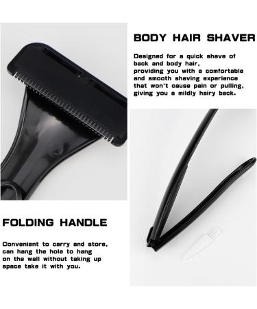 Buy Long Handle Back Trimmer - Foldable Manual Back Hair Shaver for Men | International Shipping Available - Buy Online on GoSupps.com