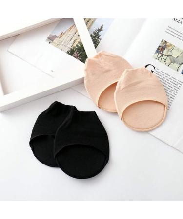 Exceart Women s No Show Toe Topper Socks - 5 Pairs Invisible Flat Mouth Liner Socks for Comfort (Black Skin Color) | International Shipping - Buy Online on GoSupps.com