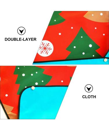 KESYOO Adult Christmas Bib Lovely Tree Pattern Bib Waterproof Bib Old Man Eating Bib for Christmas Holiday Party Supplies - Buy Online on GoSupps.com