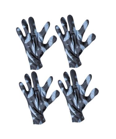 FOMIYES 2 Pairs Hand Mask Hand Moisturizer Gloves Gauntlet Foot Mask Gloves for Dry Hands Locking Glove Bedtime Gloves Overnight Hand Gloves Hand Care Mask Exfoliating Gel Non-Woven Fabric