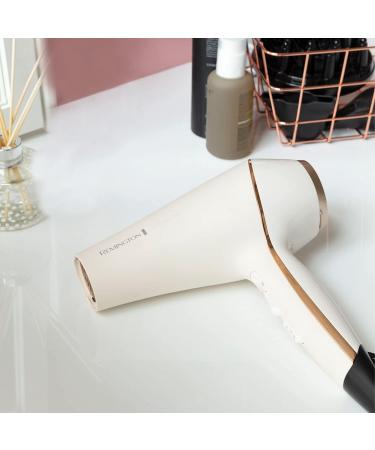 Remington Proluxe Ionic Hairdryer 2400W Rose Gold - AC9140 | Styling Shot, OPTIHeat Control | Rose Gold Hair Dryer - Buy Online on GoSupps.com