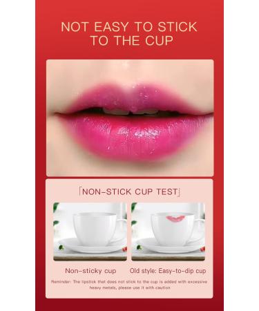 PAQIMAN Magic Temperature Changing Lipstick - Blue to Pink | Long-Lasting, Non-Stick Cup, Waterproof Lip Gloss | 1Pcs - Buy Online on GoSupps.com