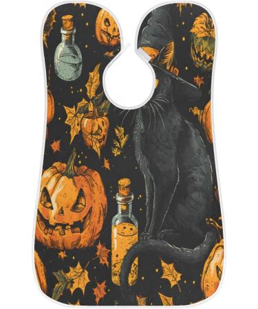 Buy Halloween Cat Beard Bib Apron - Men s Beard Hair Catcher | Perfect Gift for Dad & Husband | 2 Suction Cups Included - Buy Online on GoSupps.com