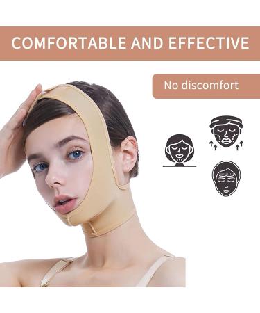 Chin Lipo Compression Garment - Post Surgery Neck & Chin Wrap for Skin Tightening and Sagging Prevention - Men & Women - Buy Online on GoSupps.com