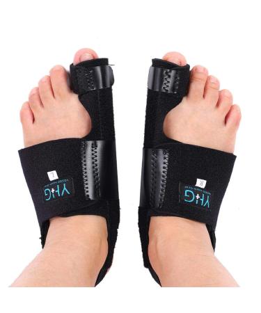 Yosoo 1 pair of Hallux Valgus Corrector Bunion Toe Straightener Toe Corrector Bunion Corrector with Silicone Arch Straightener Pad Toe Aid Hallux Valgus correction for men and women