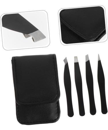 Beavorty 1 Set Eyebrow Tweezers Eyebrow Scissor Beauty Eyebrow Tweezer Eyebrow Hair Tweezers Nose Hair Facial Hair Tweezers Eyebrow plier Hair Clip Miss Stainless Steel Make up Eyebrow Clip 8.5x5.3cm Black - Buy Online on GoSupps.com