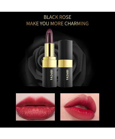YACAISI Long Lasting Waterproof Lip Balm Lipstick in Black Rose - Moisturizing Lip Stain for Women - Buy Online on GoSupps.com