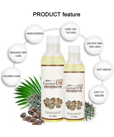 Huile de Ricin Peau Hydratante Blanchissant Corps Relaxation Massage Huile Essentielle 4 Pi ces X 100 Ml Hydratant claircissant Raffermissant Soin de la Peau Revitalisant - Buy Online on GoSupps.com