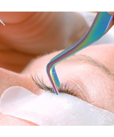 LALAFINA Eyelashes Tweezer Comb Stainless Steel Eyelash Tweezer Curved Eyelash Tweezers Eyelash Applicator Tool for False Lashes - Buy Online on GoSupps.com
