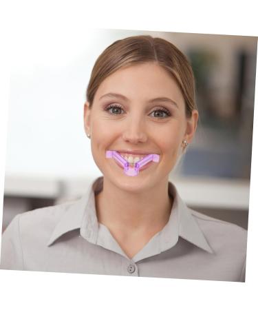 Beatifufu Lip Muscle Trainer Lift Tightener Lips Shaper Smile Corrector Face Exerciser Lift Mouth Oral Exerciser Muscle Lips Trainer Mouth Muscle Tightener Lips 9.30X7.70X1.50CM Purple - Buy Online on GoSupps.com