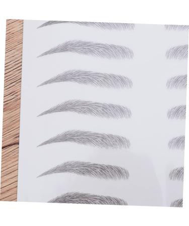 Eyebrow Sticker 2pcs 3d Eyebrow Stickers Cosmetology Kit Woman Suit Set Stickers Brow Shaper Makeup Eyebrow Transfer Eyebrow Hair Artificial Eyebrow Tool Black The Lazy 4d - Buy Online on GoSupps.com