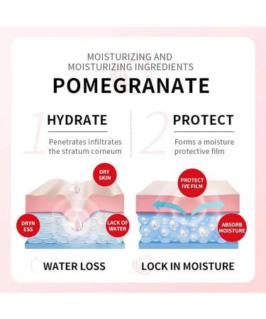 Pomegranate Eye Cream Anti Aging - Eye Cream for Dark Circles and Puffy Eyes - Moisturize Hydrate Eye Contour Area Lock Water - Firm Lift Reduce Dullness Fade Fine Line Smooth Skin Restore Elasticity - Buy Online on GoSupps.com