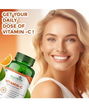Generic Vitamin C 1000mg Tablets for Glowing Skin & Face Support Immune Health Natural Brightening Supplement Promote Body Immunity & Overall Beauty Health for Men & Women - 120 Veg Tablets - Buy Online on GoSupps.com