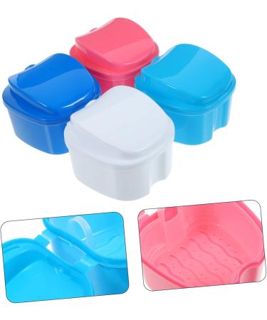 Healeeved 4-Piece Prosthesis Travel Case with Filter Layer Ideal for Women & Prostheses | Durable Soft Mug Included - Buy Online on GoSupps.com