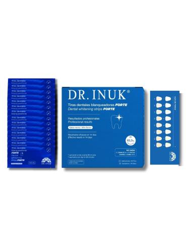 PROFESSIONAL STRONG Teeth Whitening Strips - 14 Teeth Whitening Applications - Effectiveness Without Sensitivity: PAP + Hydroxyapatite - Includes Shade Guide - Made in Spain