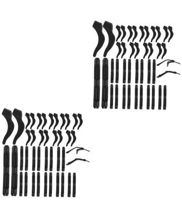 Doitool 40 pair of anti-slip cover for glasses glasses holder slipproof drama Ooldhole For glasses.