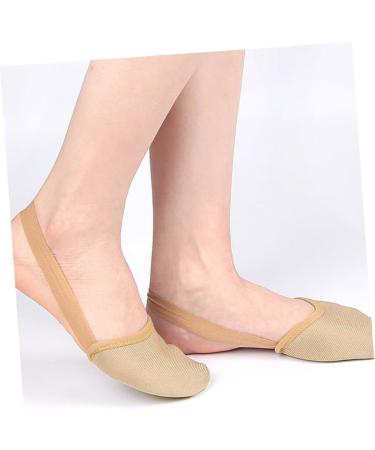 FOMIYES Yoga Toe Protector - 2 Pairs Non-Slip Forefoot Cushions & High-Heeled Shoe Pads - Sweat-Absorbent Half Palm Socks - Buy Online on GoSupps.com