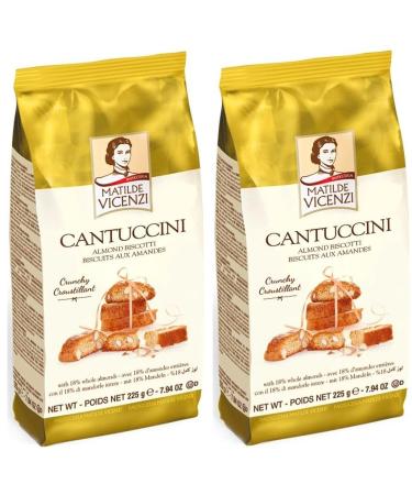 Almond Biscotti by Matilde Vicenzi - Almond Cantuccini Twin Set - 2 x 225g 450g in total - SAVE 5