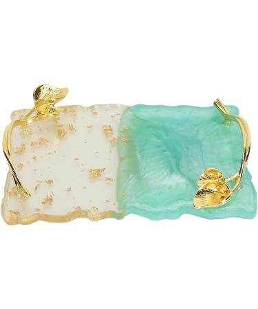  SyangKaitian Nail polish mixing palette - Color mixing tray - Gold rim - Resin nail holder - Resin nail art palette - Makeup tray - Boa - Buy Online on GoSupps.com