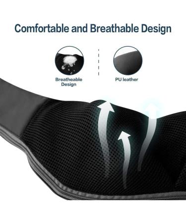 Aront Neck Massage Device with Heat - 3D Shiatsu Deep Tissue Relief for Neck Back Shoulders Legs & Feet - Buy Online on GoSupps.com