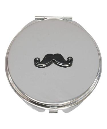 Moustache Compact Mirror Handbag Gift With Free Engraving 467