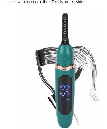 Heated Eyelash Curler Handheld Electric Eyelash Curler with LCD Display 3 Temperature Gears USB Rechargeable Lash Curler for Women and Girls Long Lasting Naturally Eyelashes(#3) - Buy Online on GoSupps.com