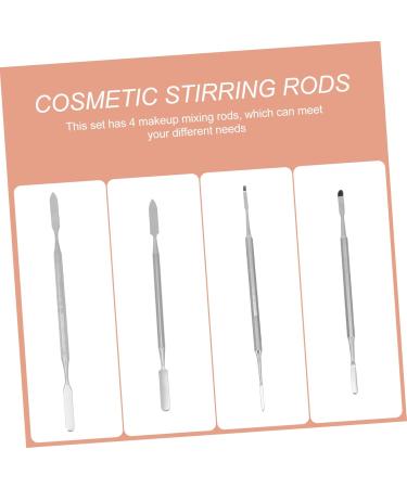4 pi ces Lot de Spatules Acier Inoxydable pour Manucure et Maquillage B tons de M lange Plats et Effil s Outils Professionnels pour Ongles et Maquillage Accessoires Proth siste - Buy Online on GoSupps.com
