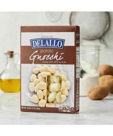 DeLallo Traditional Italian Potato Gnocchi 1lb - Authentic Italian Pasta - Buy Online on GoSupps.com