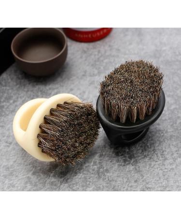 Professional Men's Beard Care Brush Bristles With Ergonomic Handle Comforable Mustache Grooming Tool Black Handle Black H - Buy Online on GoSupps.com