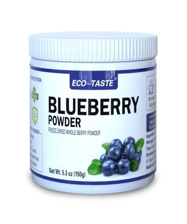 Blueberry Powder, 5.3oz(150g), Freeze Dried Berry Powder, 100% Pure, No Fillers, No Gmo, Vegan Friendly. 5.29 Ounce (Pack of 1)