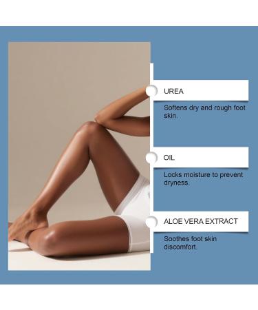  ZLHHRZJX Urea 60% Foot Cream Urea Foot Cream Stick Foot Cream for Dry Cracked Feet Deep Moisturizing and Fast-Acting Foot Care Stick with Gentle Exfoliation - Buy Online on GoSupps.com