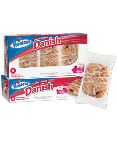 Hostess Cherry Cheese Danish Snack Cakes - Delicious Treat for Snacking - Buy Online on GoSupps.com