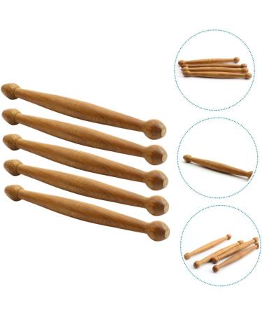 Healeeved 5-St Wooden Massage Device | Portable Body & Foot Massager | Practical Light Wooden Sticks & Acupuncture Rods - International Shipping Available - Buy Online on GoSupps.com