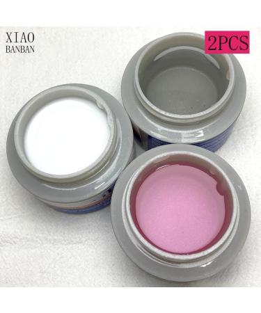 2PCS IBBD False Nails Gel IBBD LED/UV Gels Clear 2 Oz Gel Nail Polish Nail Polish Made of Qualify Raw Material - (Color: Pink) - Buy Online on GoSupps.com