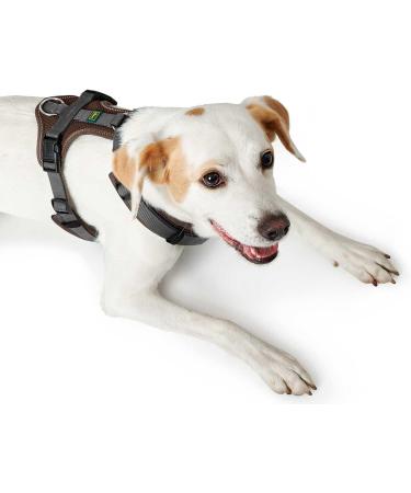 HUNTER Harness Maldon 69-105/L Brown/Grey - Premium Dog Harness for Comfort & Durability | International Shipping Available - Buy Online on GoSupps.com
