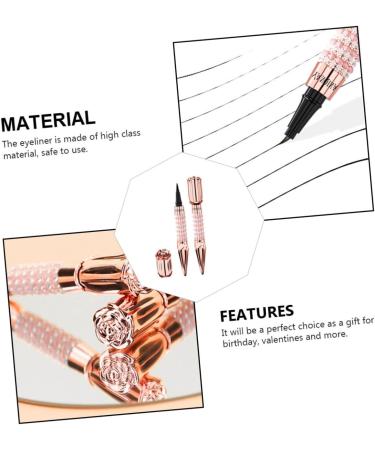Healvian 2pcs Liquid Eyeliner Eye Beauty Pens Brown Eyeliner Liquid Matte Makeup Pencil Makeup Tools Plastic - Buy Online on GoSupps.com