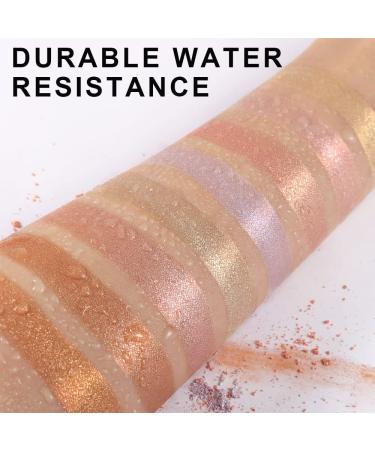 8 Color Diamond Shimmer Highlighter Makeup Palette - Glitter Highlight Highliterers for Face Cheek, Blush, Bronzer - D01 Palette (Pack of 1) - Buy Online on GoSupps.com