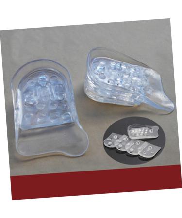 Healifty Silicone Gel Elevator Insole - Invisible Height Increase Support Pad | Gel Heel Lift Insert for Flat Shoes | Detachable Booster Pad - Buy Online on GoSupps.com