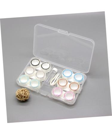 Buy HOMSFOU 6pcs Contact Lens Case Set | Durable Lens Holders with O-Ring - Perfect for Travel & Storage - Buy Online on GoSupps.com