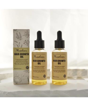 Veganic Rosemary Oil for Hair Growth - Natural Organic Oil for Dry & Damaged Hair (60ml 2PC) | International Shipping Available - Buy Online on GoSupps.com