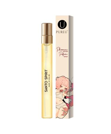 Pheromones Perfume for Women and Men- Inspired by P.alo Santo's Enhanced Scents & Long Lasting Feromonas Perfume Oils Cologne Wife Christmas Gift Ideas Travel Size 0.4oz/12 mL-Santo Spirit