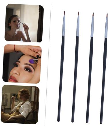 VINTORKY 4pcs Fine Eyeliner Brush Eye Makeup Brush Thin Tip Makeup Brush Makeup Brush Kit Fiber Black - Buy Online on GoSupps.com