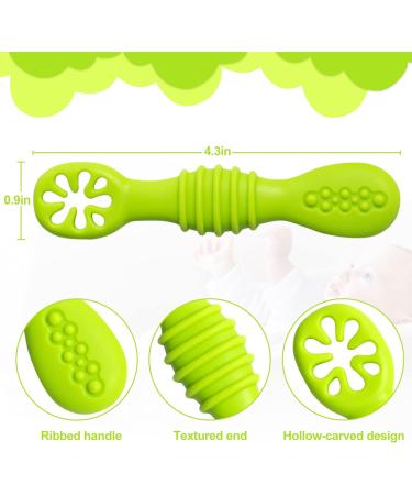 Babyl Open Baby Learning Spoon Set - 100% Soft Silicone BPA Free Feeding Utensils for Infants & Toddlers (4PCs) - Ideal for 4 Months+ - Buy Online on GoSupps.com