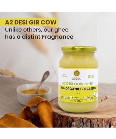 Buy Organic Essentials Amorearth A2 Cultured Ghee 500ml - Premium Certified International Shipping Available - Buy Online on GoSupps.com